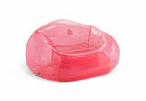 Arm Chairs & Recliners: Intex Transparent Pink Beanless Bag 66501