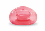 Arm Chairs & Recliners: Intex Transparent Pink Beanless Bag 66501