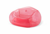 Arm Chairs & Recliners: Intex Transparent Pink Beanless Bag 66501