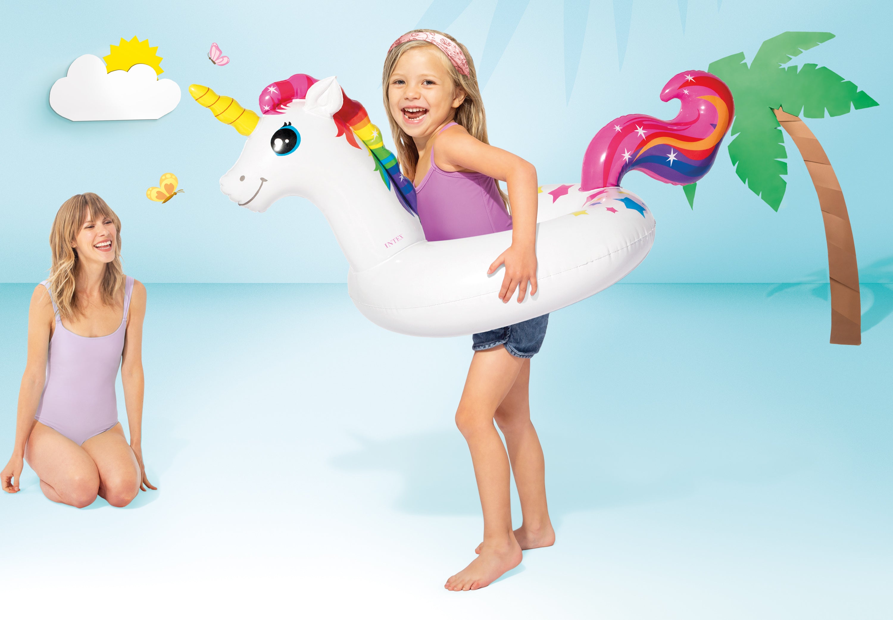 Pool Toys & Inflatables: Intex Big Animal Rings 58221