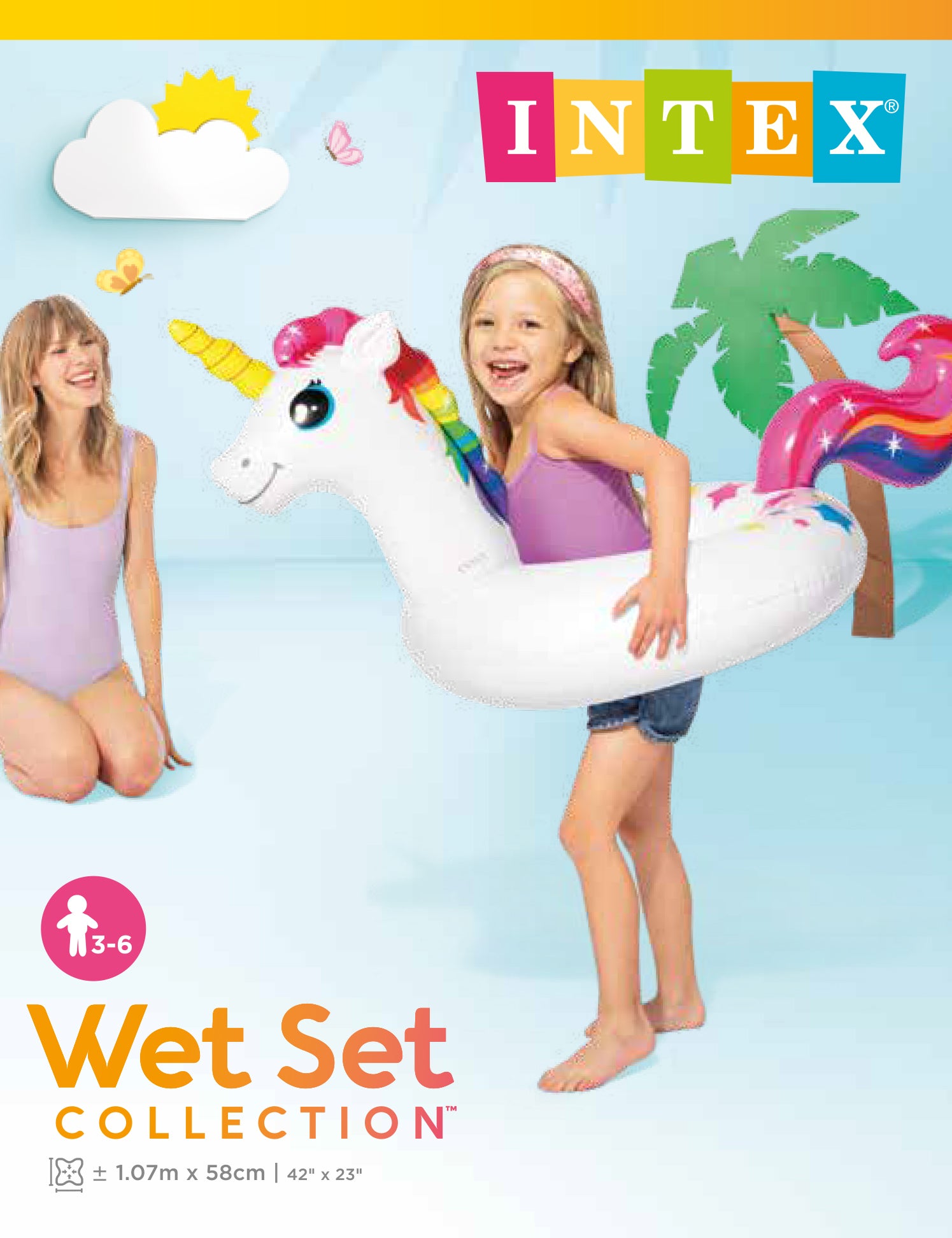 Pool Toys & Inflatables: Intex Big Animal Rings 58221