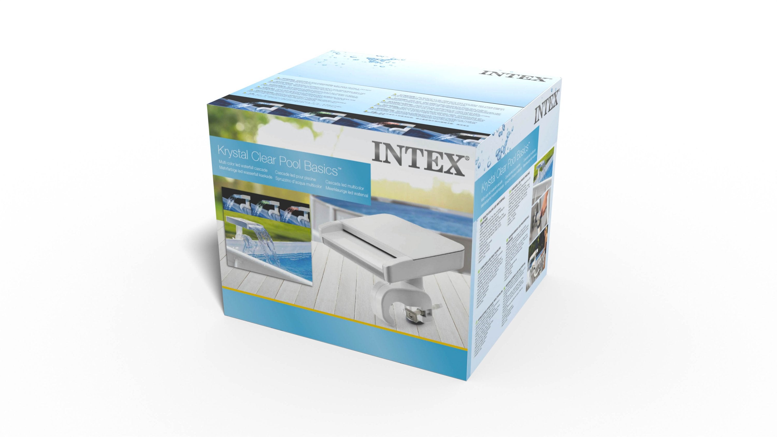 Pool Covers & Accessories: Intex Multi-Color LED Waterfall Cascade 28090