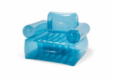 Arm Chairs & Recliners: Intex Transparent Blue Inflatable Armchair 66503