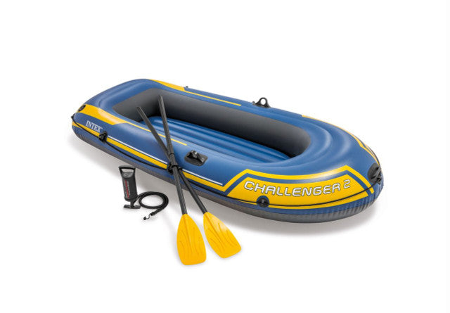 Canoes & Kayaks: Intex Challenger 2 Boat Set 68367