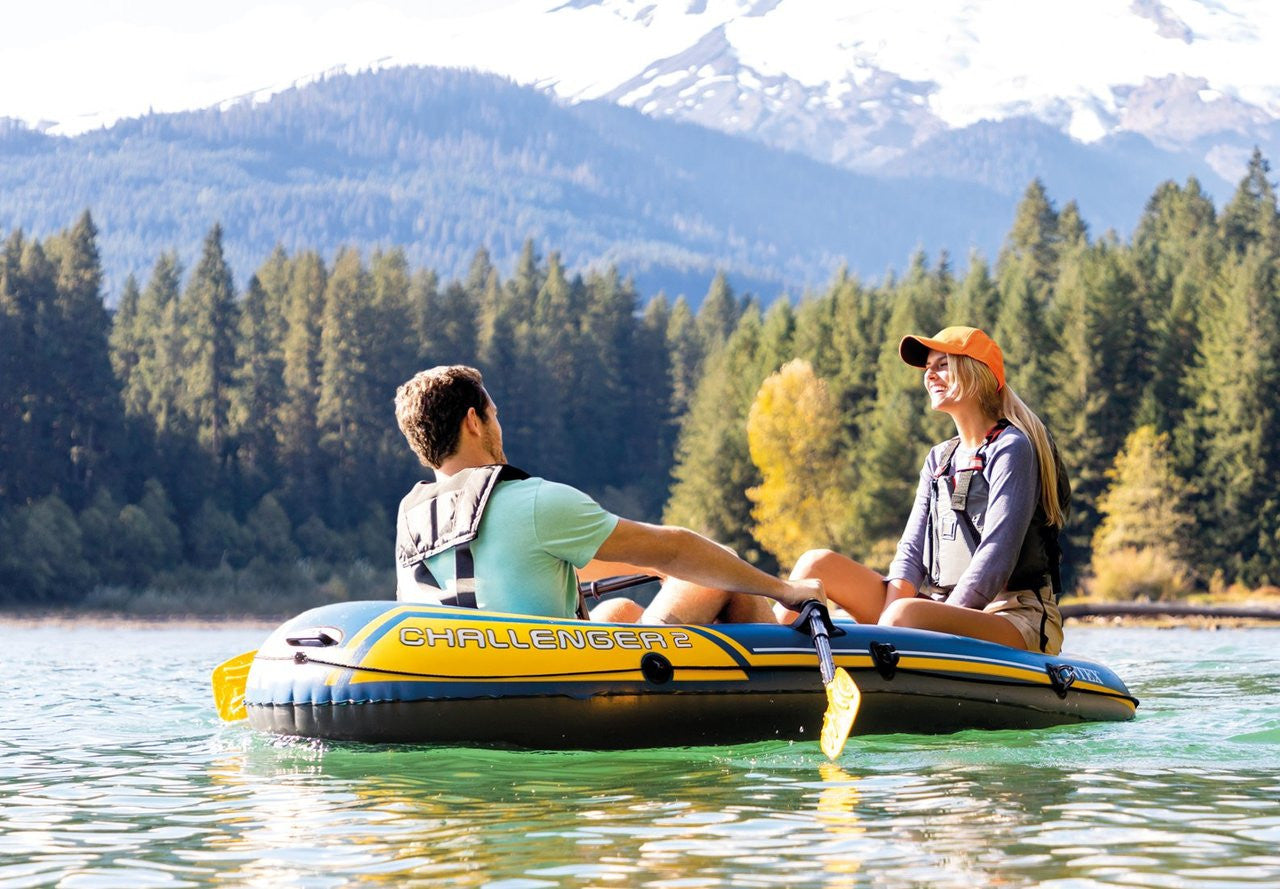 Canoes & Kayaks: Intex Challenger 2 Boat Set 68367