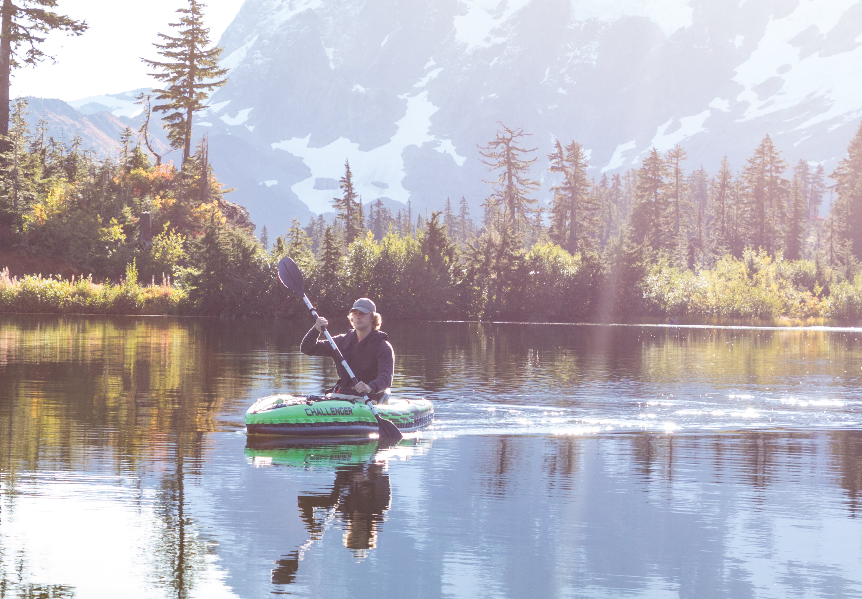 Canoes & Kayaks: Intex Challenger K1 Kayak 68305