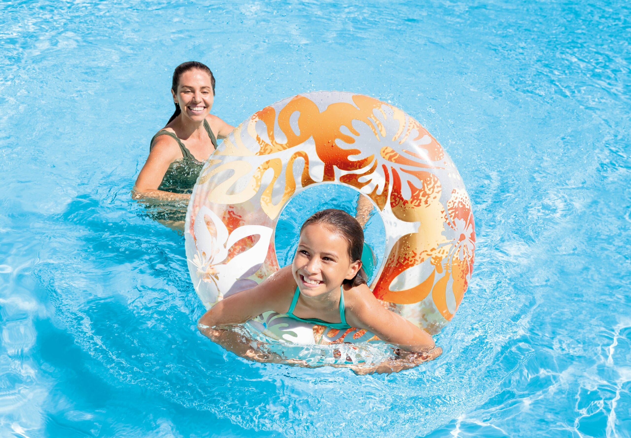 Pool Toys & Inflatables: Intex Clear Colour Tubes 59251