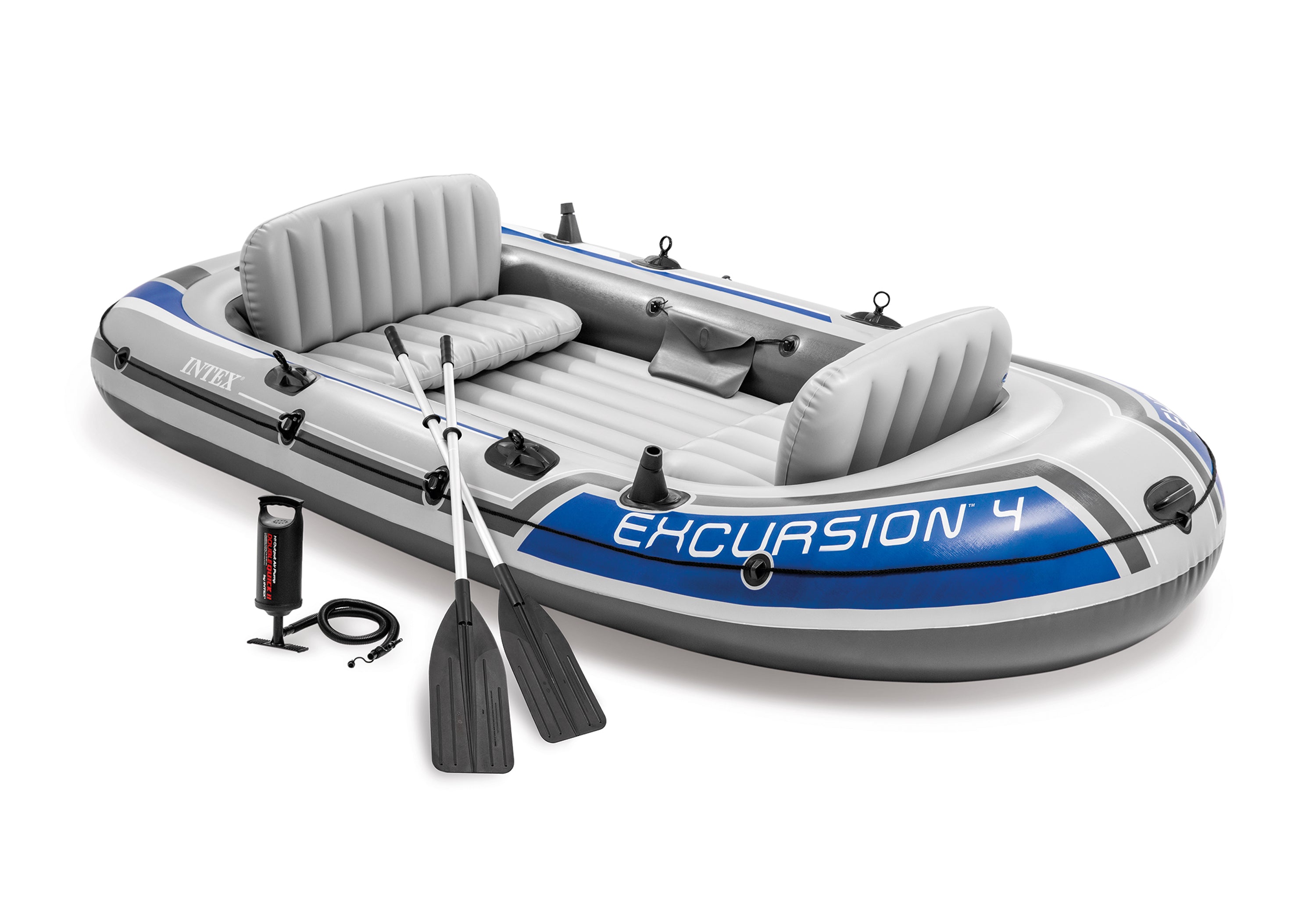 Canoes & Kayaks: Intex Excursion 4 Boat Set 68324