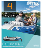 Canoes & Kayaks: Intex Excursion 4 Boat Set 68324