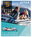 Canoes & Kayaks: Intex Excursion 5 Boat Set 68325