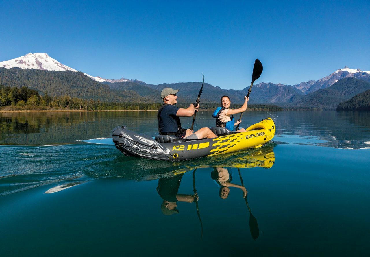 Canoes & Kayaks: Intex Explorer Inflatable K2 Kayak 68307