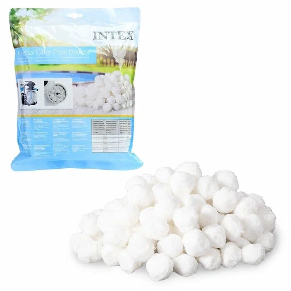 Pool Pumps: Intex Fiber Ball Filtration Replacement Ball 500g 29045