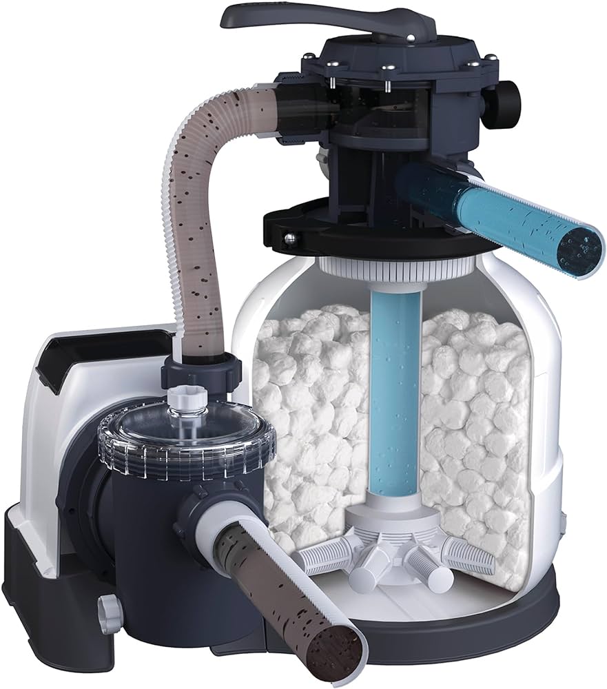 Pool Pumps: Intex Fiber Ball Filtration Replacement Ball 500g 29045