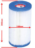 Pool Pumps: Intex 6 Pack Filter Cartridge replacement Size A INTEX FILTER PUMP 29000