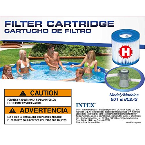 Pool Pumps: Intex 3 x Filter Cartridge replacement Size H INTEX FILTER PUMP 29007