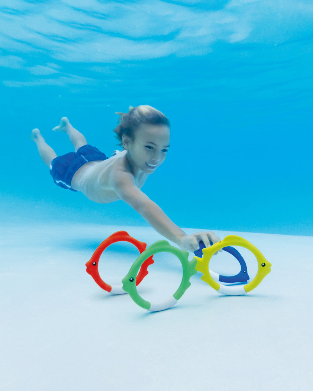 Pool Toys & Inflatables: Intex Underwater Pool Toys Fish Rings  55507