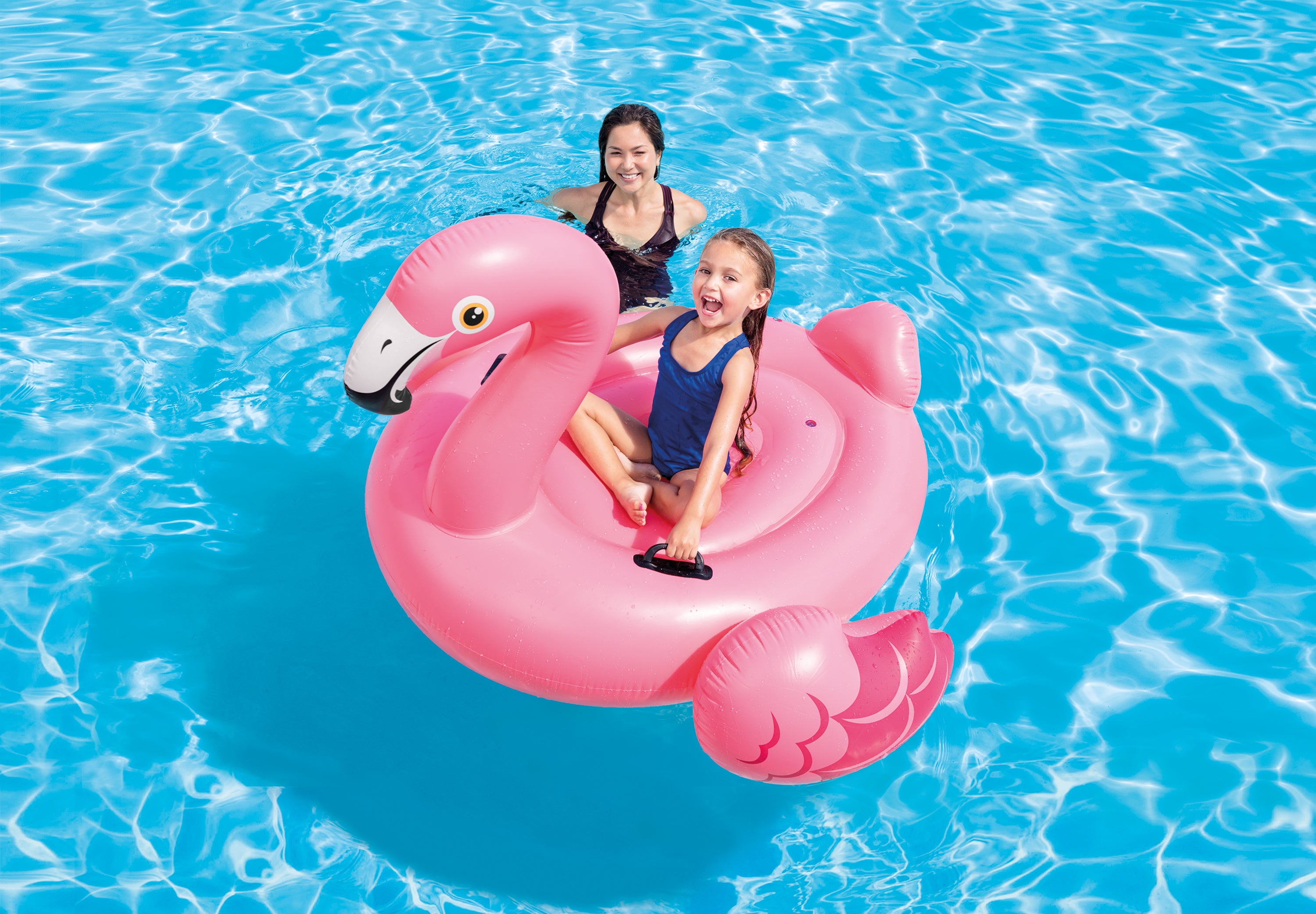 Pool Toys & Inflatables: Intex Pink Flamingo Ride-On Pool Float 57558