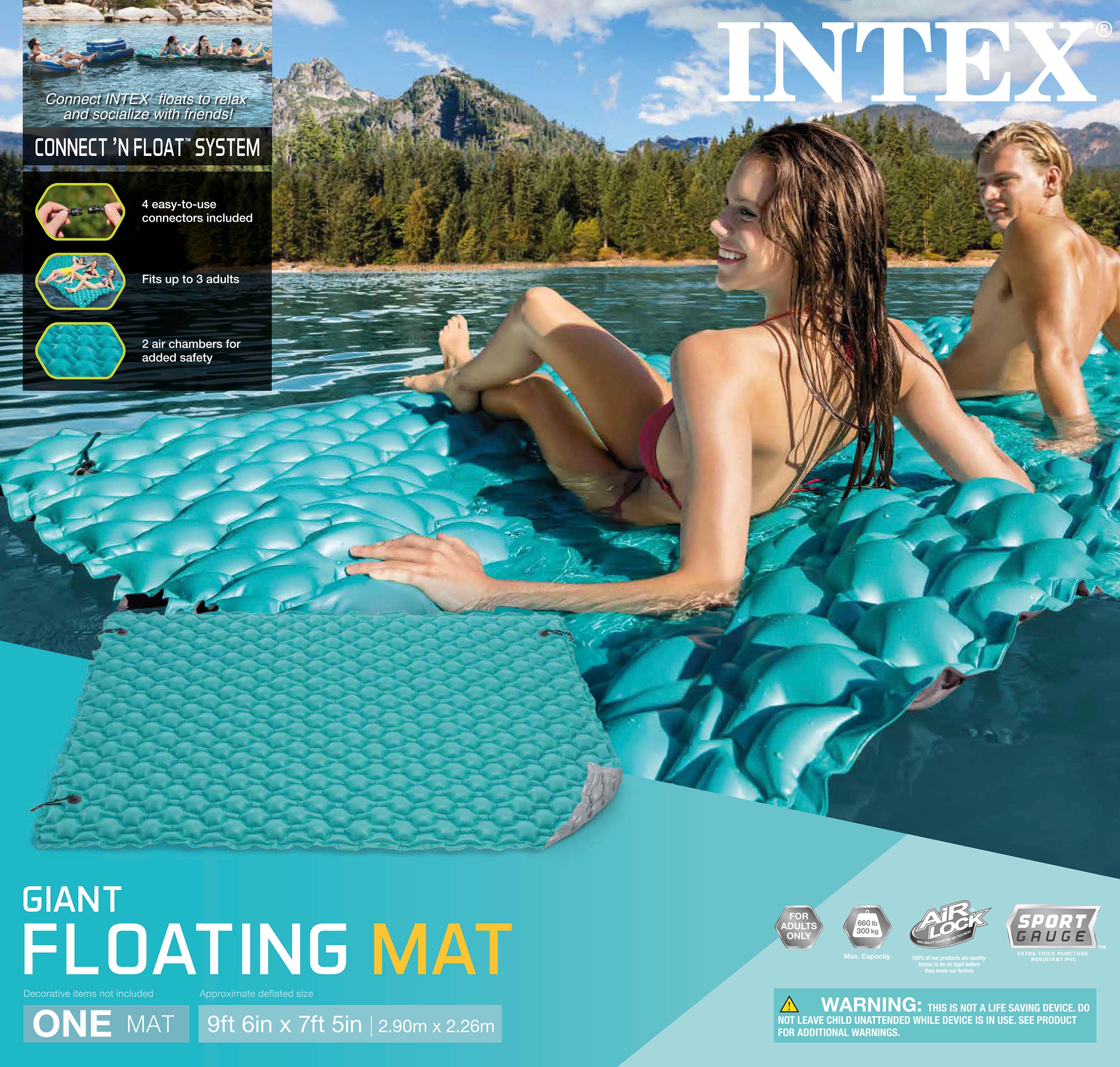 Pool Toys & Inflatables: Intex Giant Floating Inflatable Mat 56841