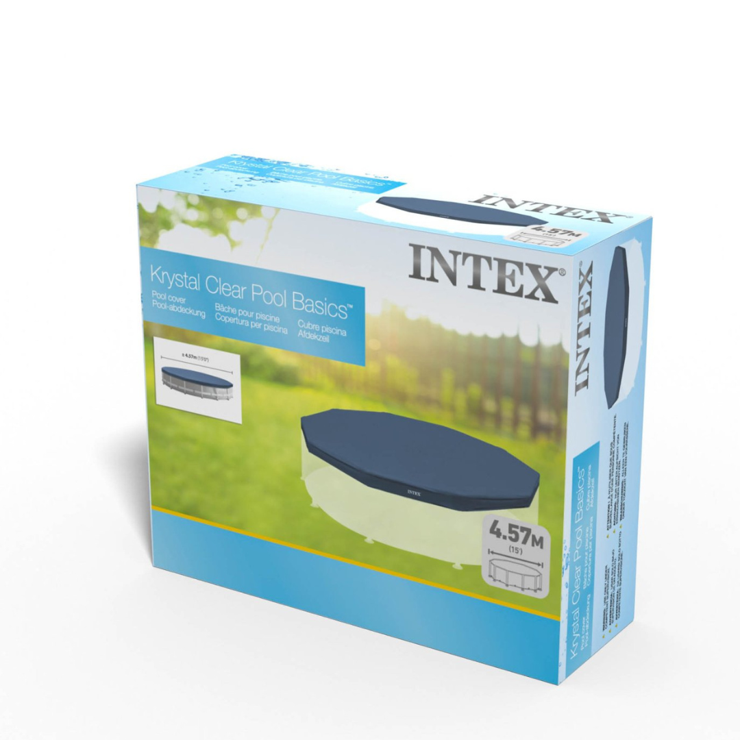 Pool Covers & Accessories: Intex Frame Pool Cover 457cm 28032