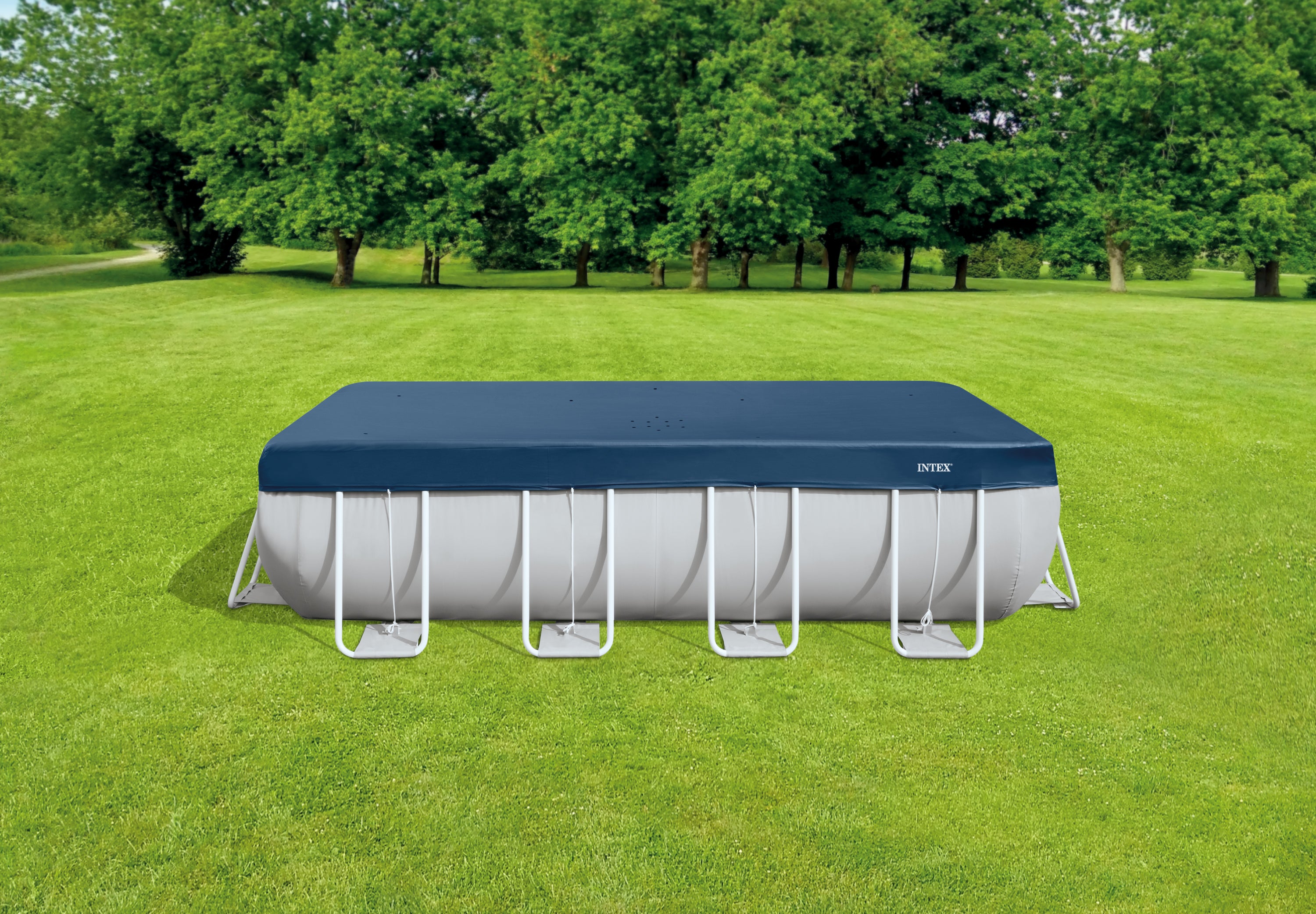 Pool Covers & Accessories: Intex Frame Pool Cover 457cm 28037
