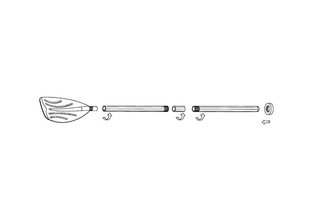 Paddles & Oars: Intex Replacement French Oars for Intex Boats 59623