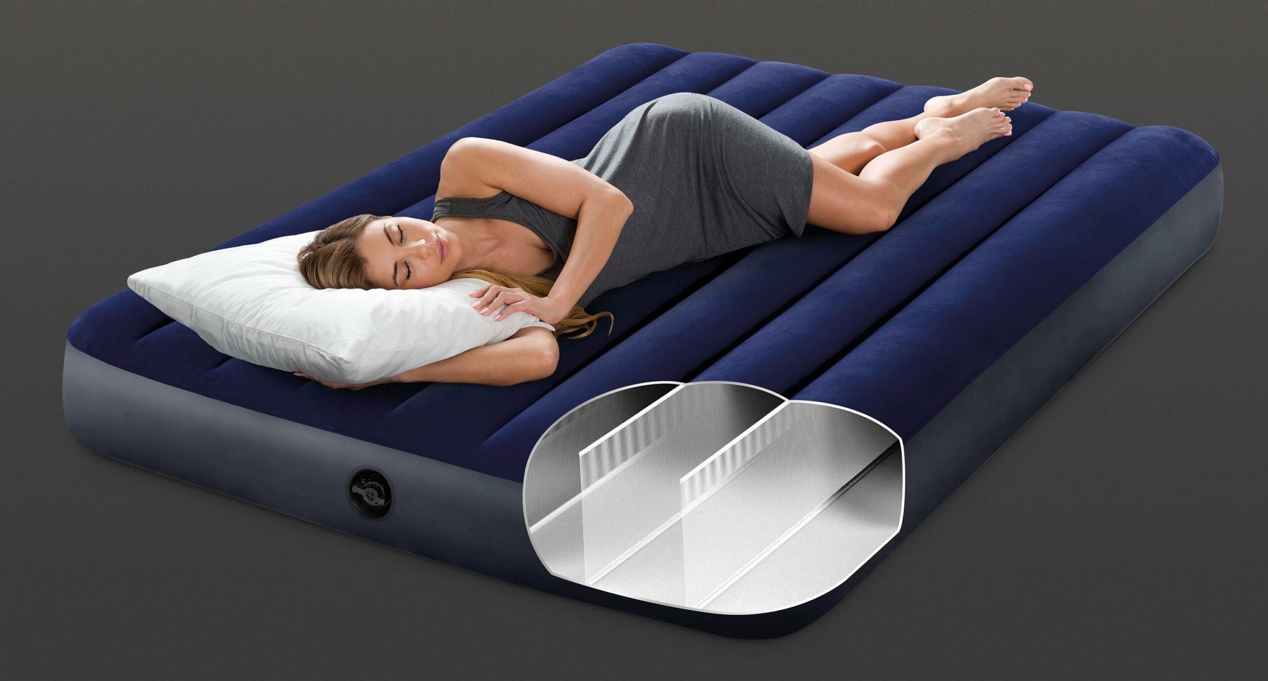 Inflatable Mattresses: Double Classic Downy Airbed