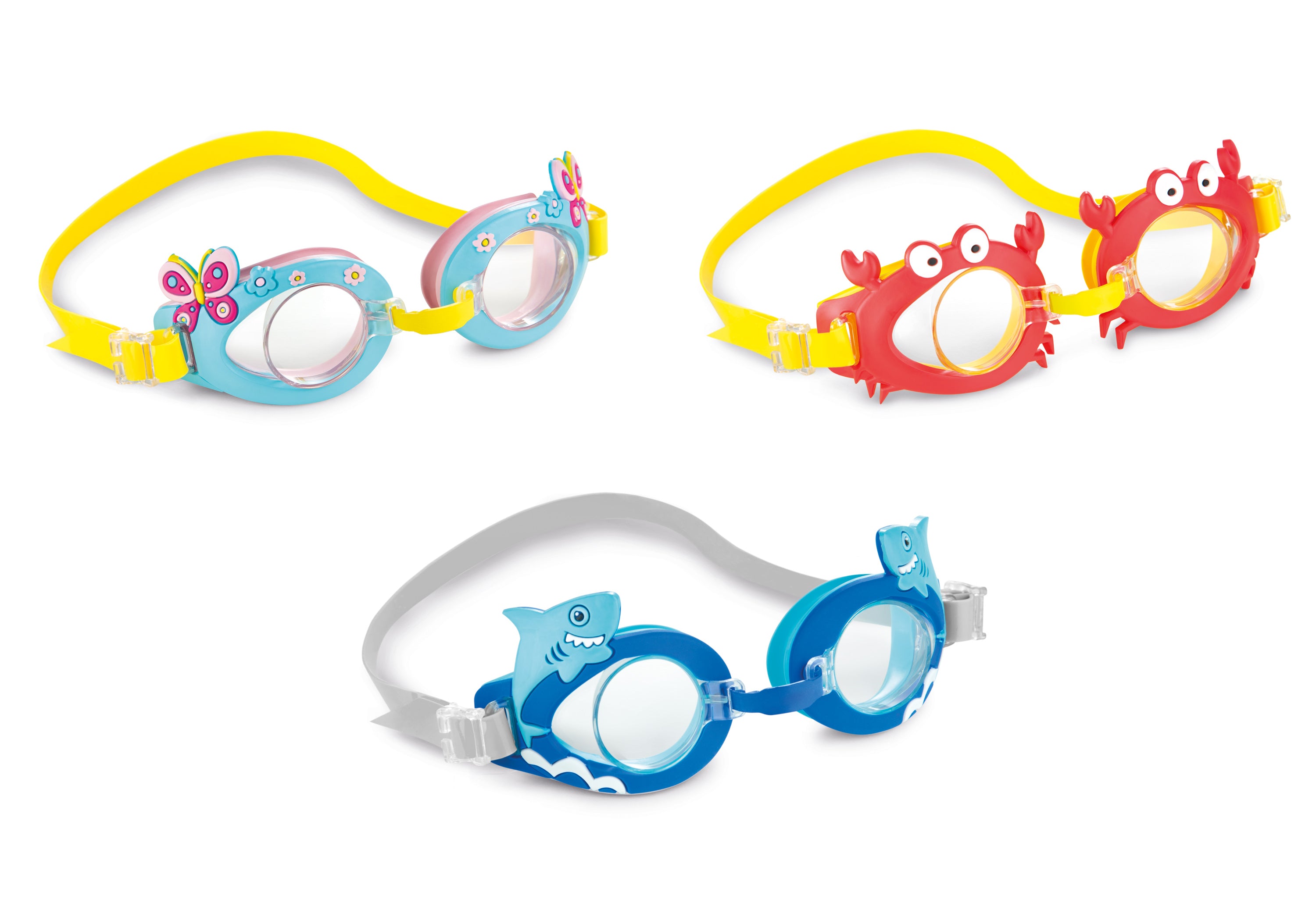 Pool Toys & Inflatables: Intex Fun Swimming Goggles - Assortment - 55610