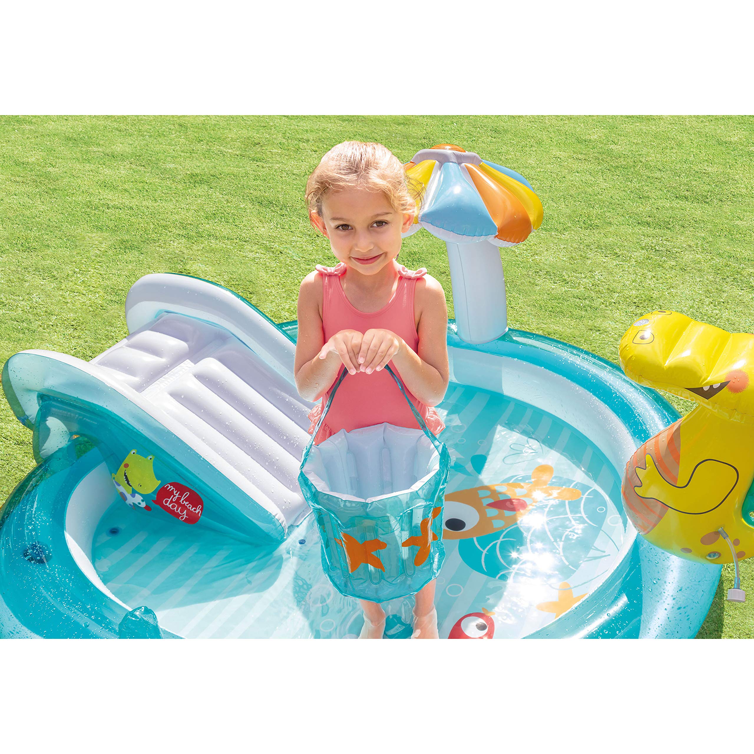 Swimming Pools: Intex Gator Inflatable Play Centre 57165