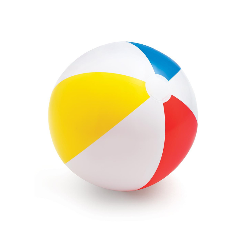 Pool Toys & Inflatables: Intex Beach Ball 51cm Glossy Panel 59020