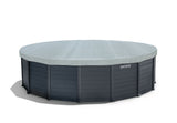 Swimming Pools: Intex Intex Graphite Grey Panel Pool 4.78 x 1.24M 26384
