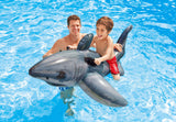 Pool Toys & Inflatables: Intex Great White Shark Ride-On 57525