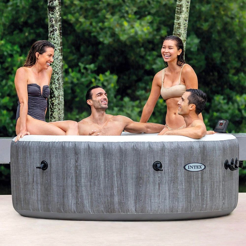 Spas & Accessories: Intex PureSpa 6 Person Greywood Spa 28442