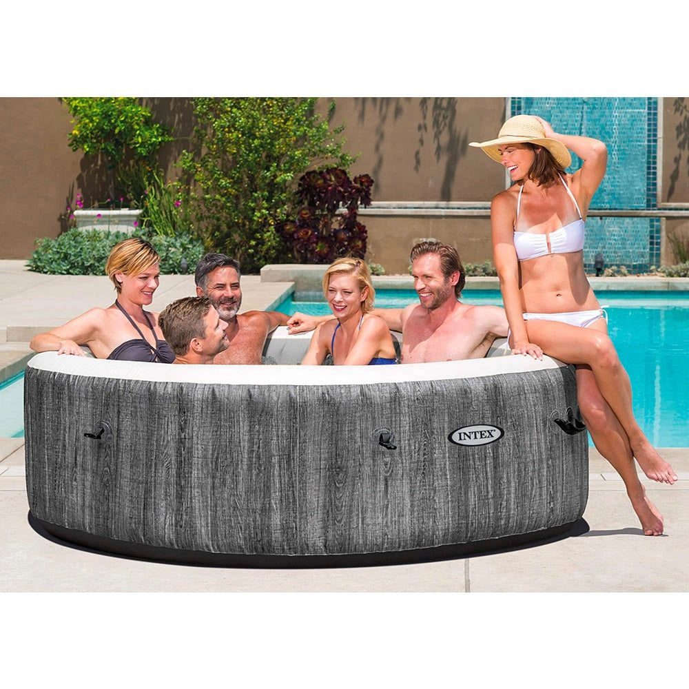 Spas & Accessories: Intex PureSpa 6 Person Greywood Spa 28442