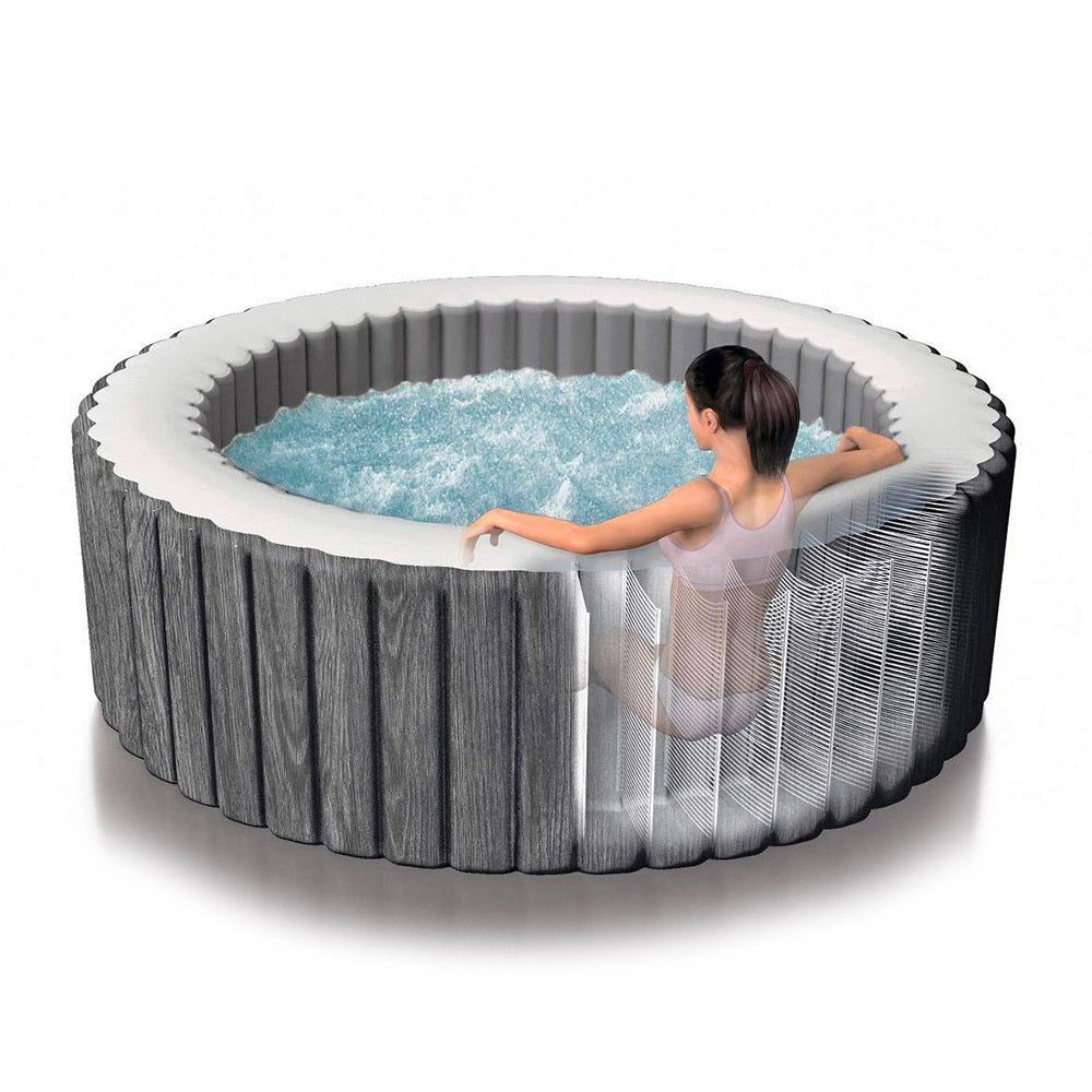 Spas & Accessories: Intex PureSpa 6 Person Greywood Spa 28442