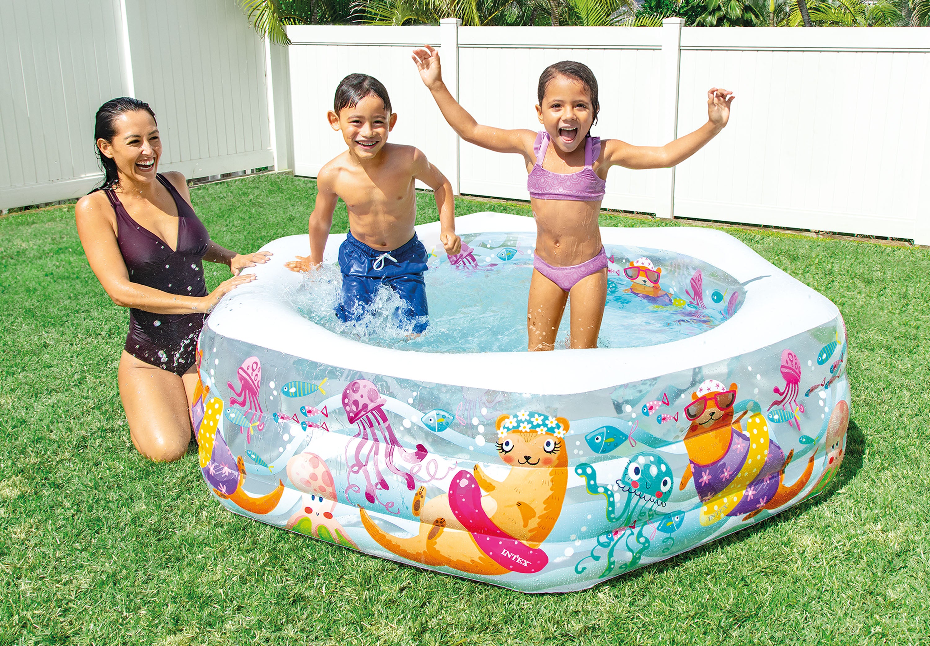 Swimming Pools: INTEX Deluxe Happy Otter Pool 1191cm x 178cm x x61cm 56493