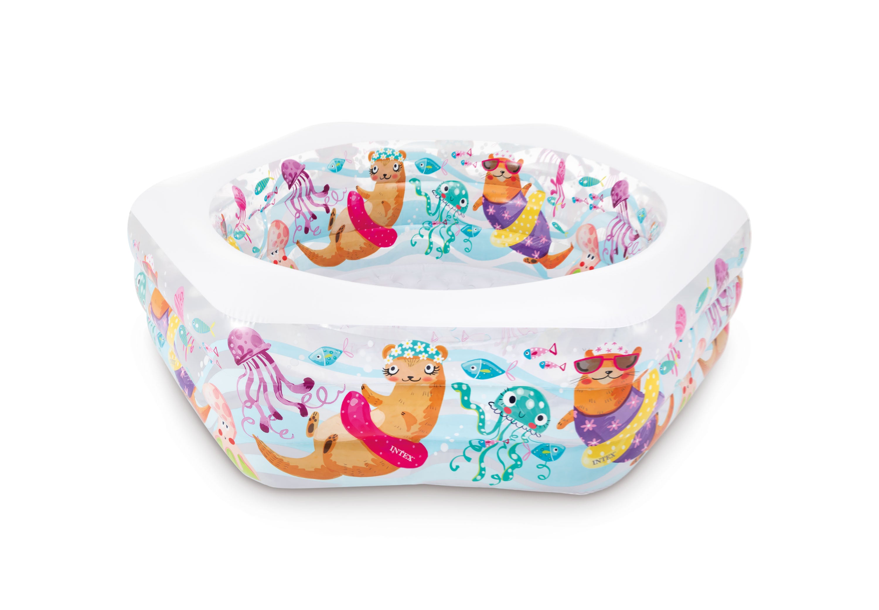Swimming Pools: INTEX Deluxe Happy Otter Pool 1191cm x 178cm x x61cm 56493