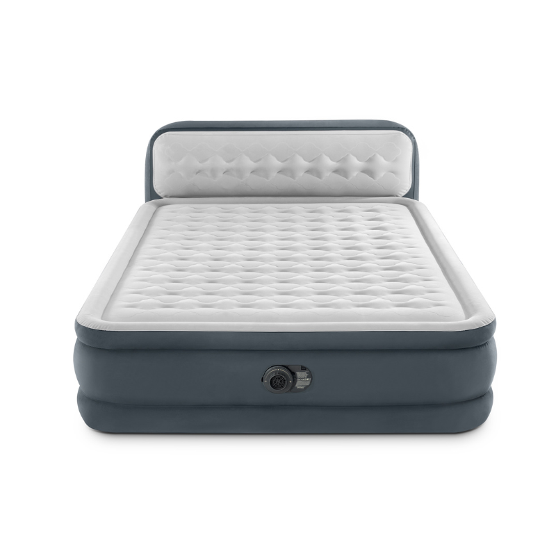 Inflatable Mattresses: Intex Queen Deluxe Headboard Airbed 64448