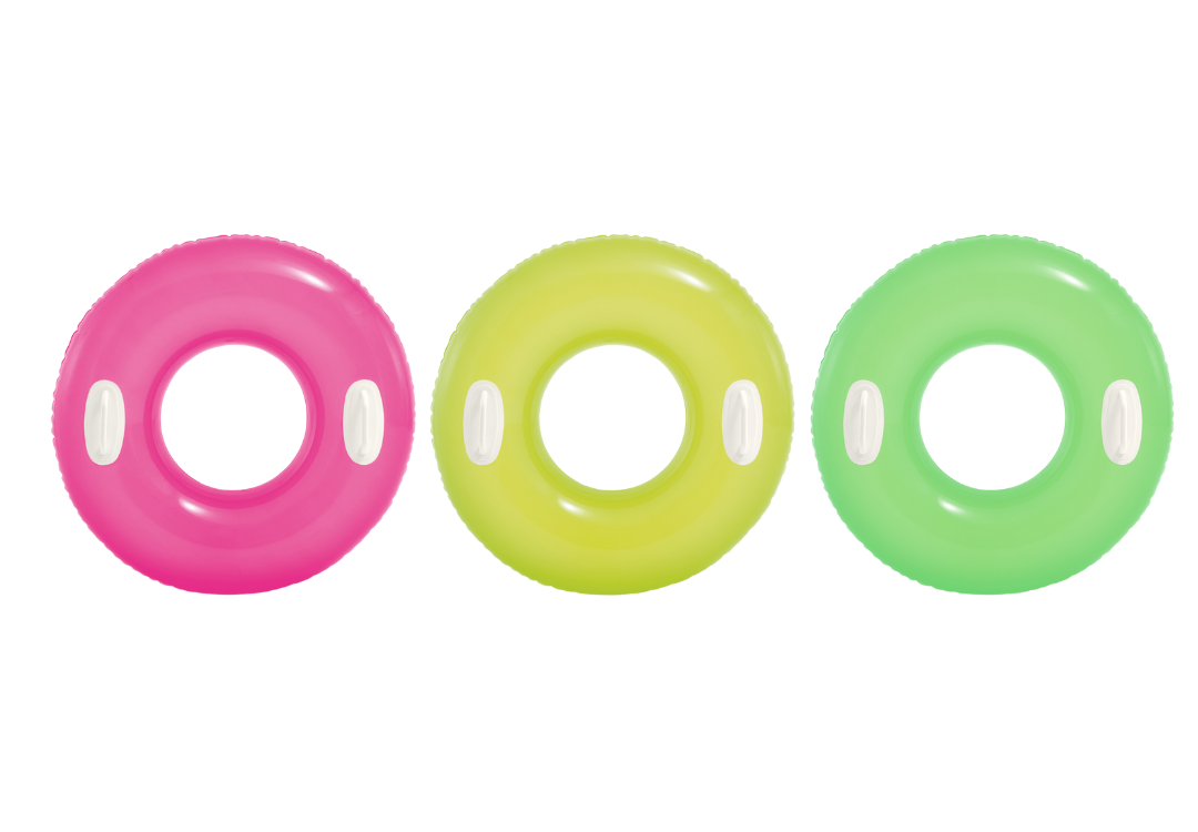 Pool Toys & Inflatables: Intex Hi Gloss Tubes 59258