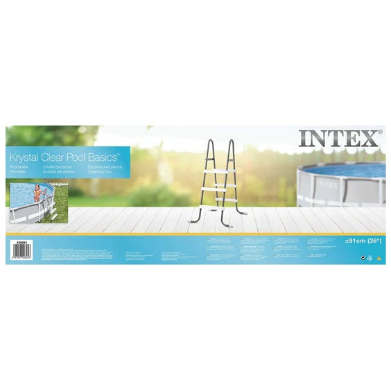 Pool Covers & Accessories: Intex Pool Ladder 36 Inch 91cm Above Ground Pools