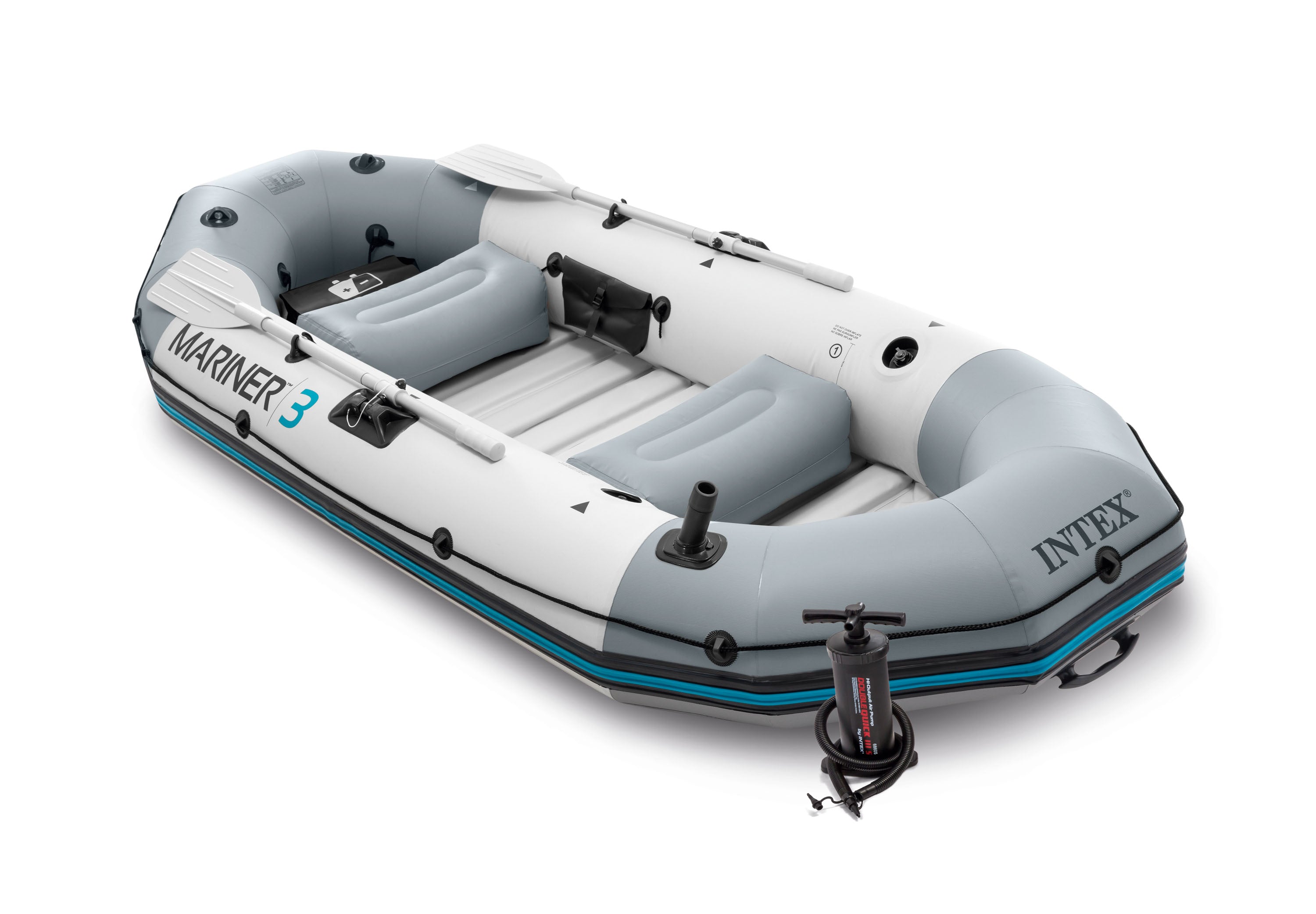 Canoes & Kayaks: Intex Mariner 3 Boat Set 68373