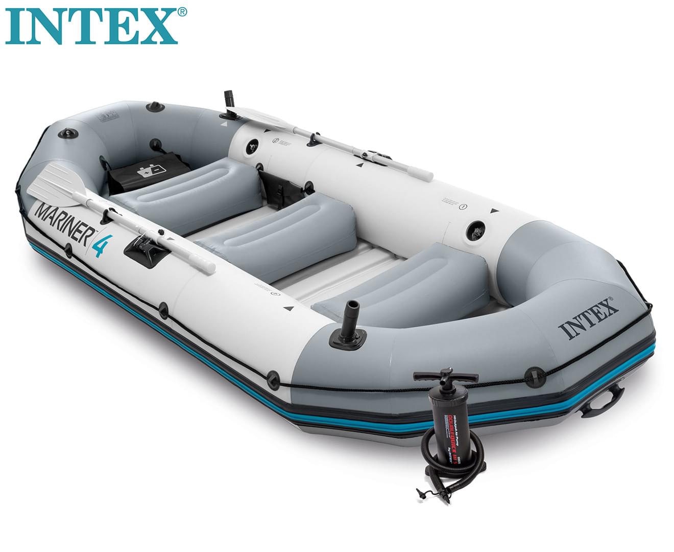 Boating Accessories: Intex Mariner 4 Boat Set 68376