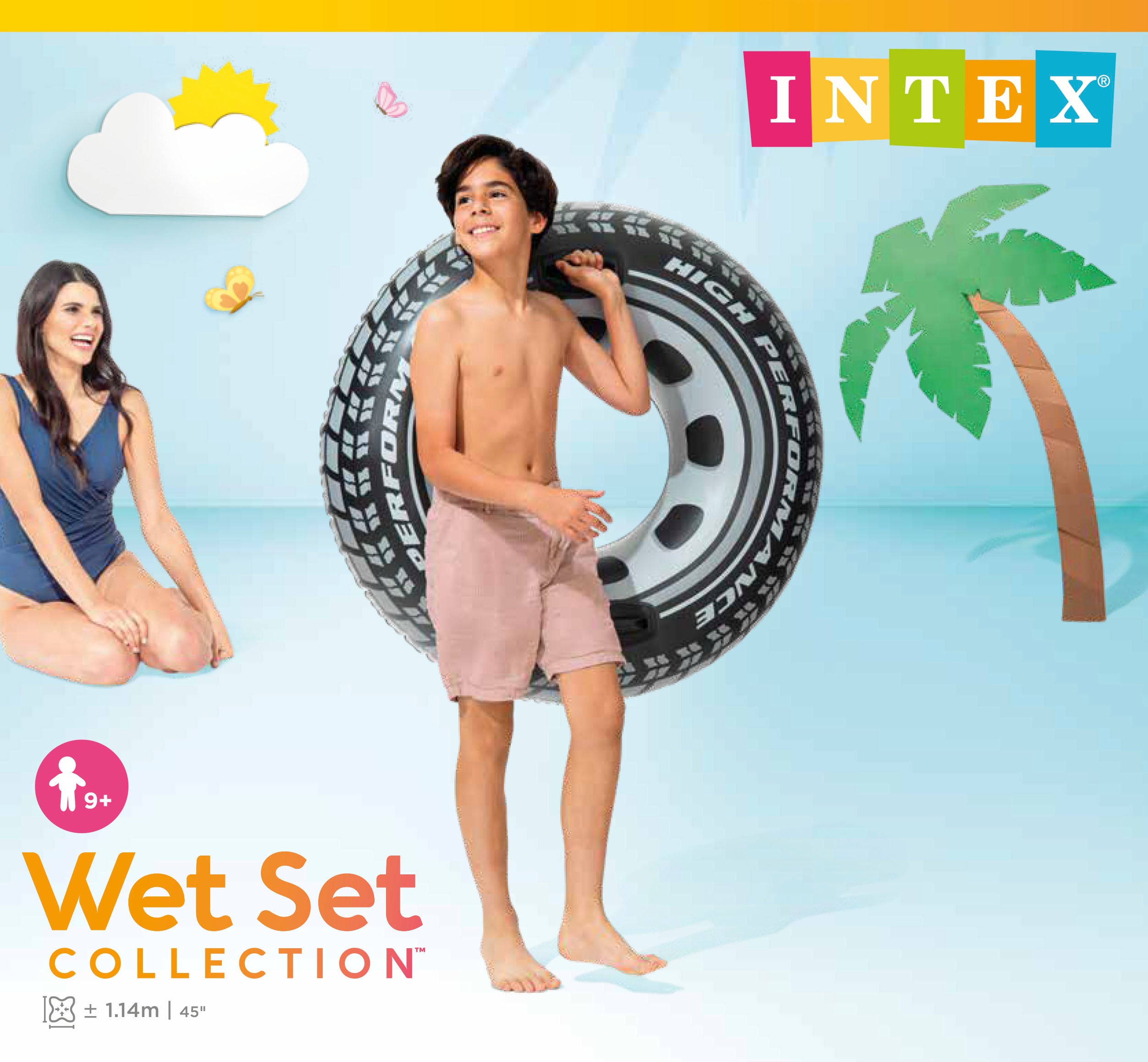 Pool Toys & Inflatables: Intex Monster Truck Tube 56268