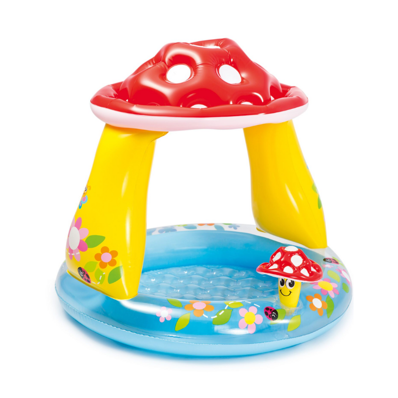 Swimming Pools: Intex Mushroom Inflatable Kiddie Pool 57114