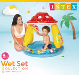 Swimming Pools: Intex Mushroom Inflatable Kiddie Pool 57114