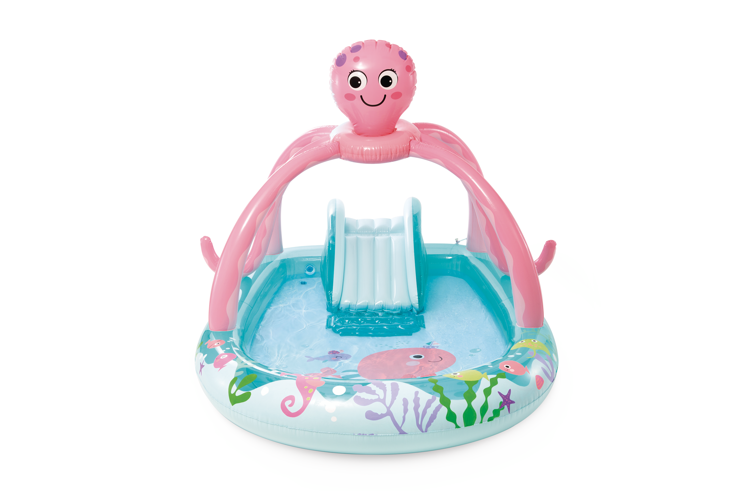 Swimming Pools: Intex Friendly Octopus Inflatable Play Centre 56138