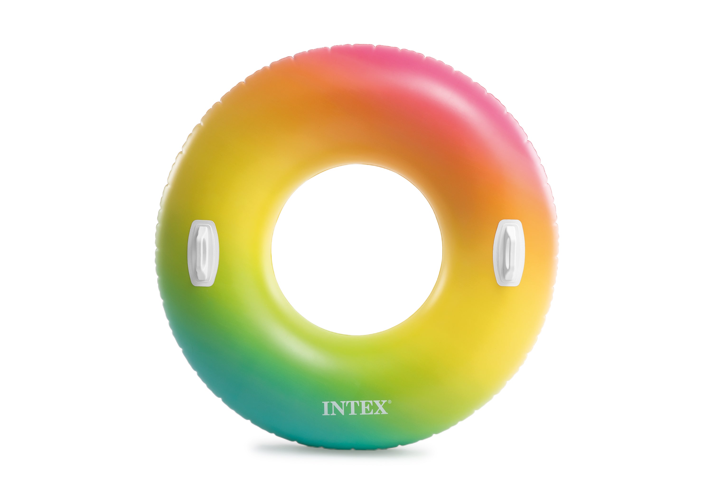 Pool Toys & Inflatables: Intex Rainbow Ombre Tube Pool Float 58202