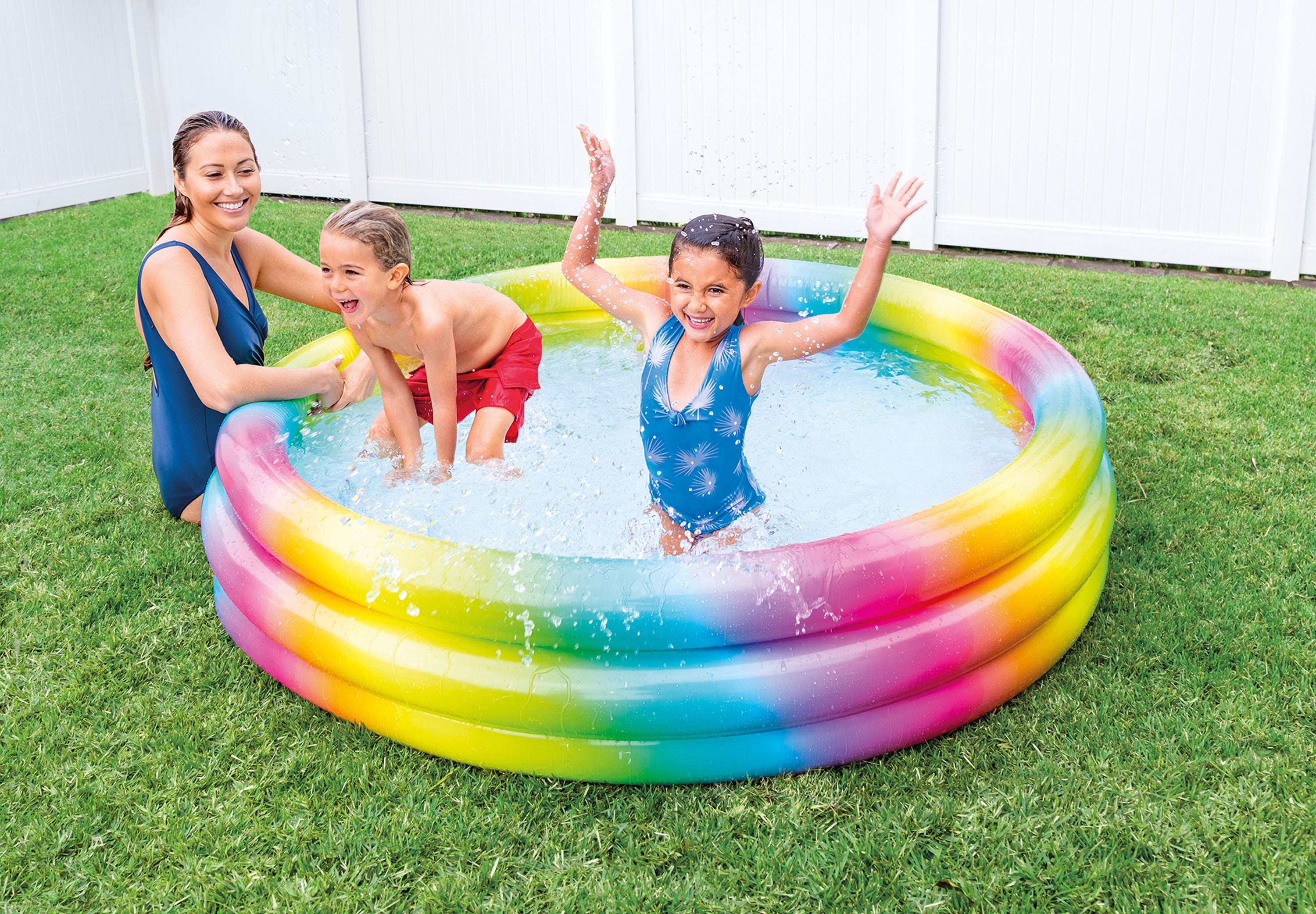 Swimming Pools: Intex RAINBOW OMBRE POOL 168cm 58449
