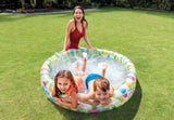 Swimming Pools: Intex 3 Ring Pineapple Splash Pool 59431 132cm