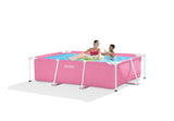 Swimming Pools: Intex Pink Rectangular Frame Pool 28266