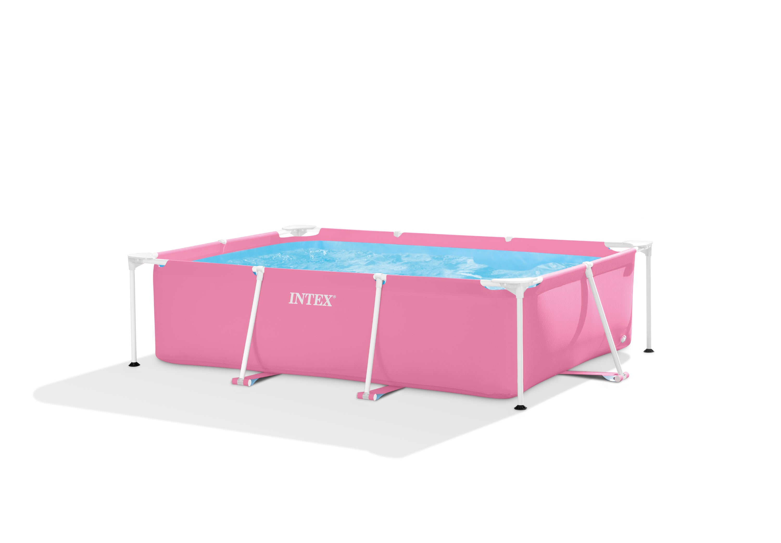 Swimming Pools: Intex Pink Rectangular Frame Pool 28266